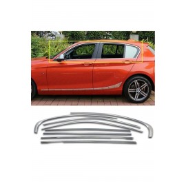 Bmw 1 Serisi F20 Paslanmaz Krom Cam Çerçeve Çıtası Seti 2013-2019